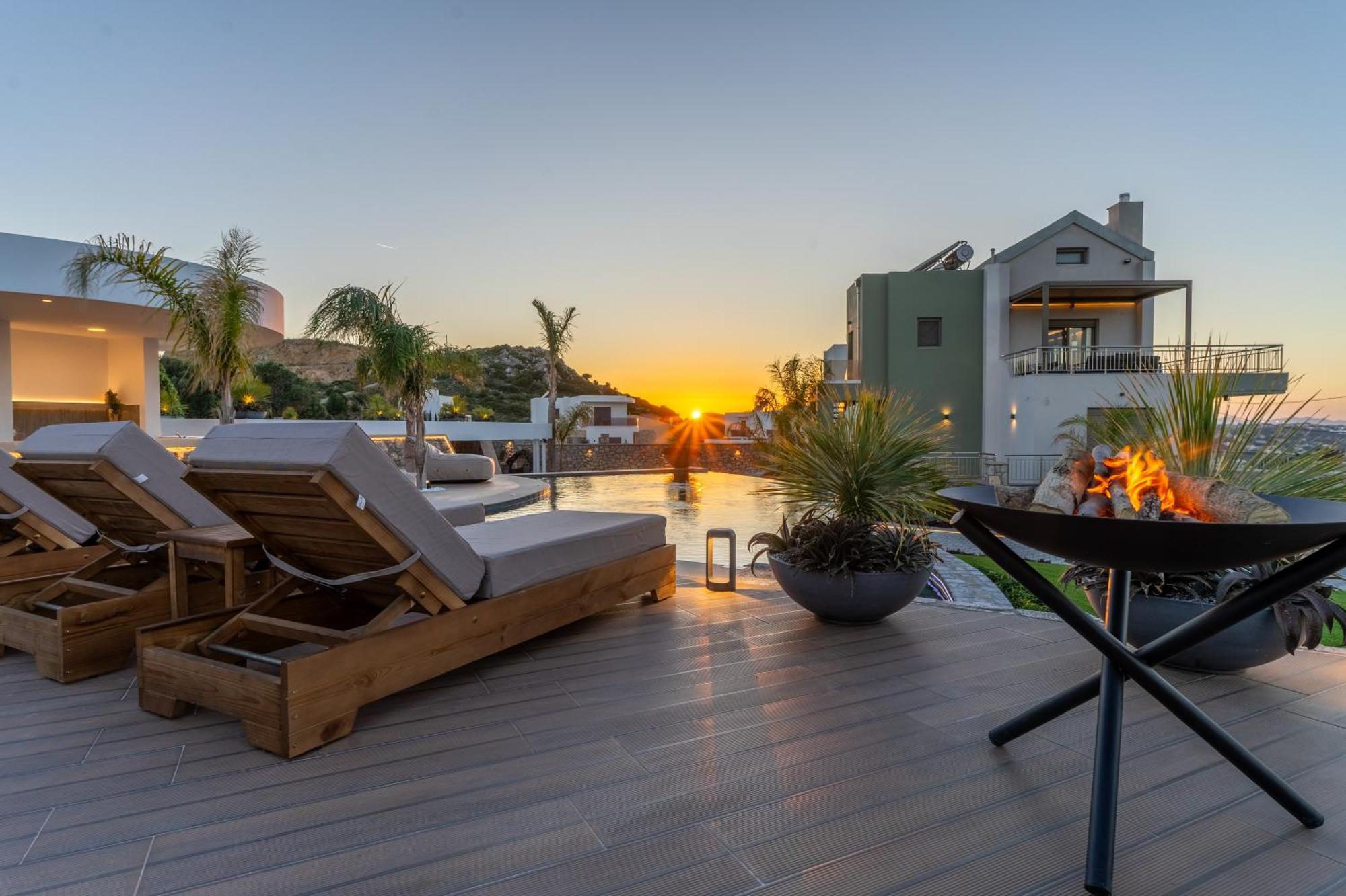 Rhode Luxury Villa Kalithies Exterior photo